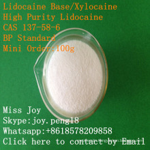 Lidocaine Bp Standard High Purity Lidocaine Base Xylocaine CAS 137-58-6 Local Anesthetic Pain Relief API USA UK Online